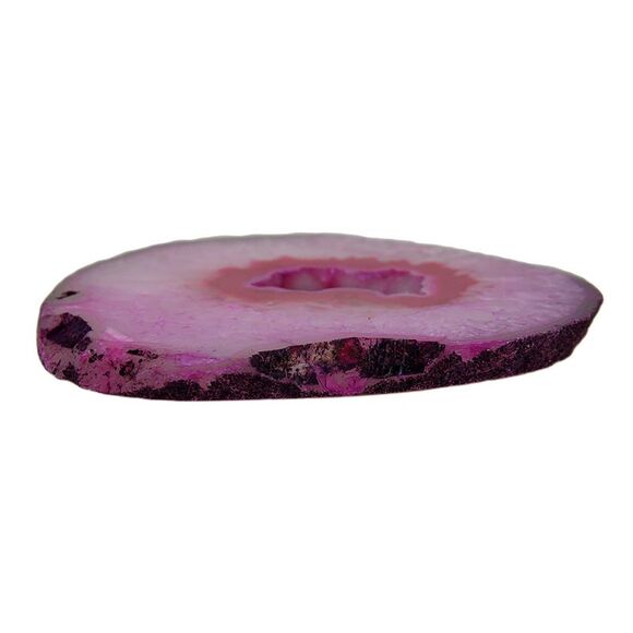 Zeckos - Polished Brazilian Agate Slice Trivet - Pink - Picture 3 of 3